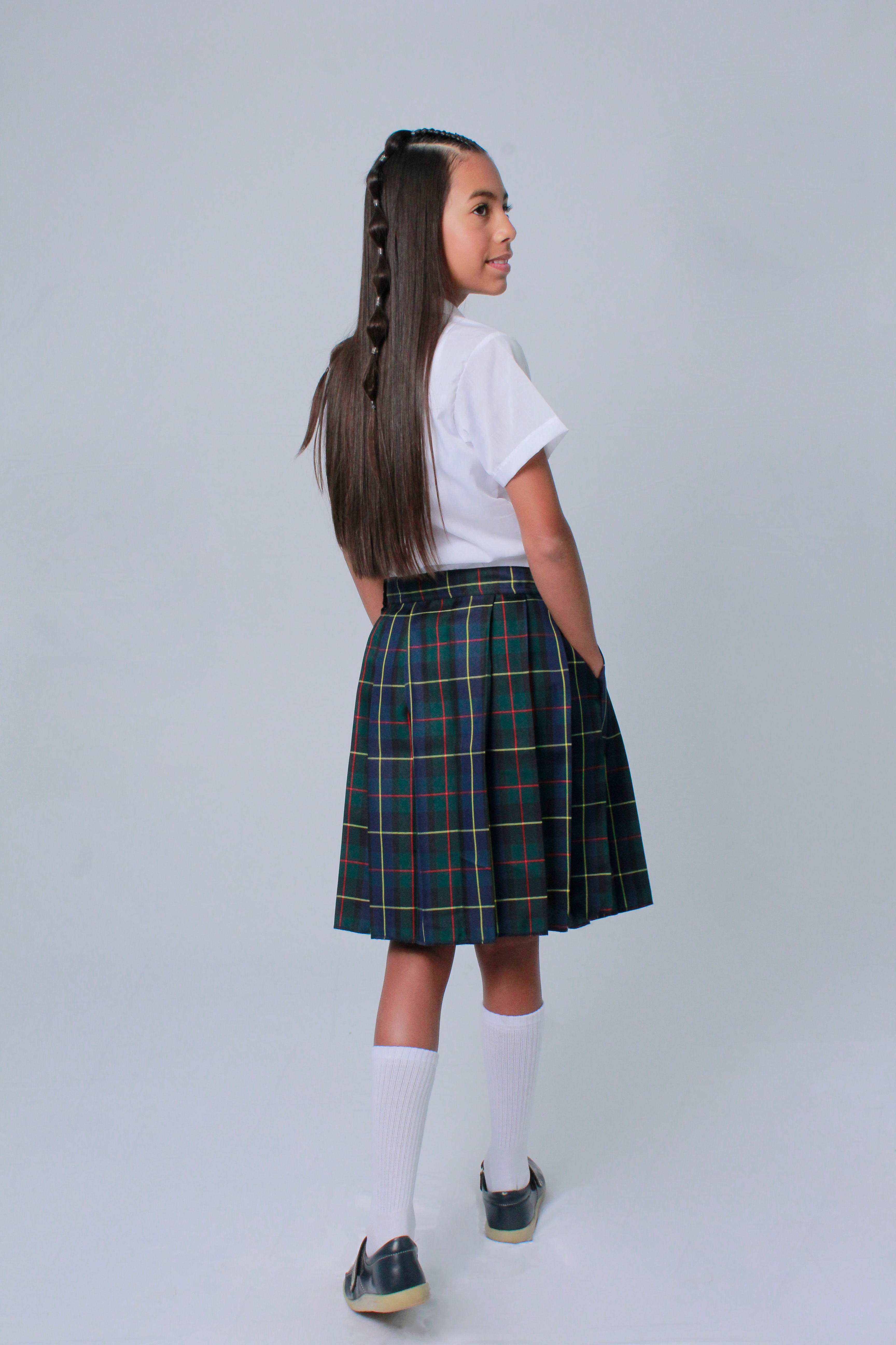 Blusa camisera colegial