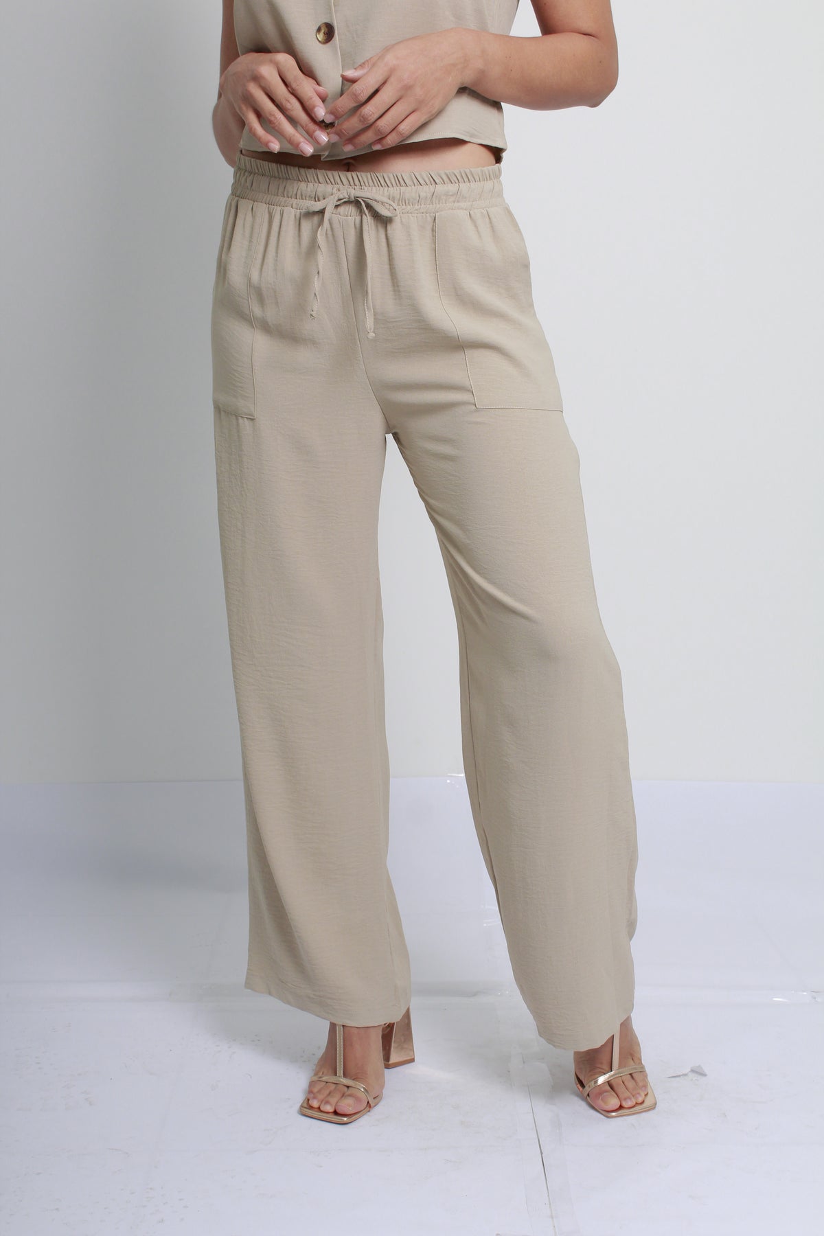 PANTALON  MUJER BEIGE