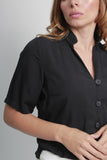 BLUSA CAMISERA NEGRA