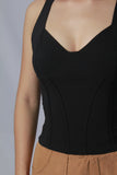 Blusa tipo corset